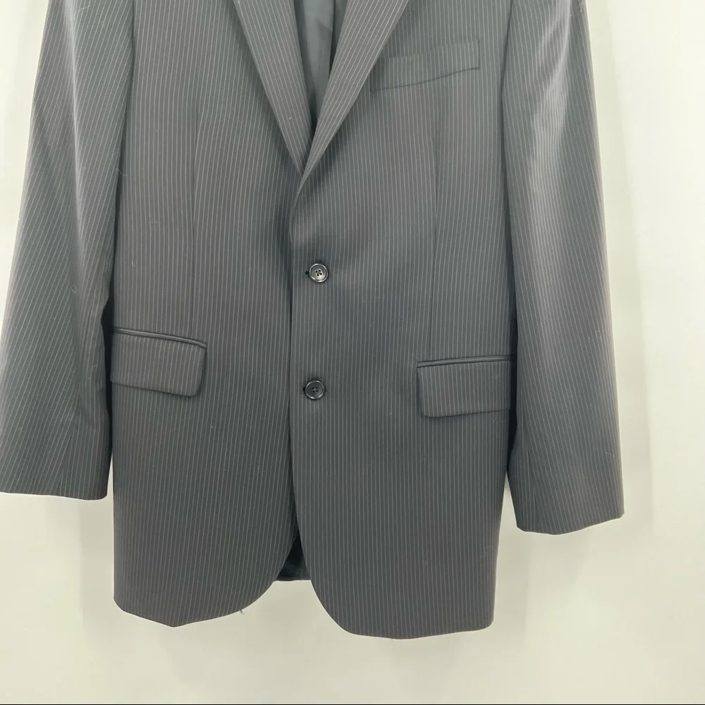 Brooks Brothers blue pin striped suit jacket blazer size 40R